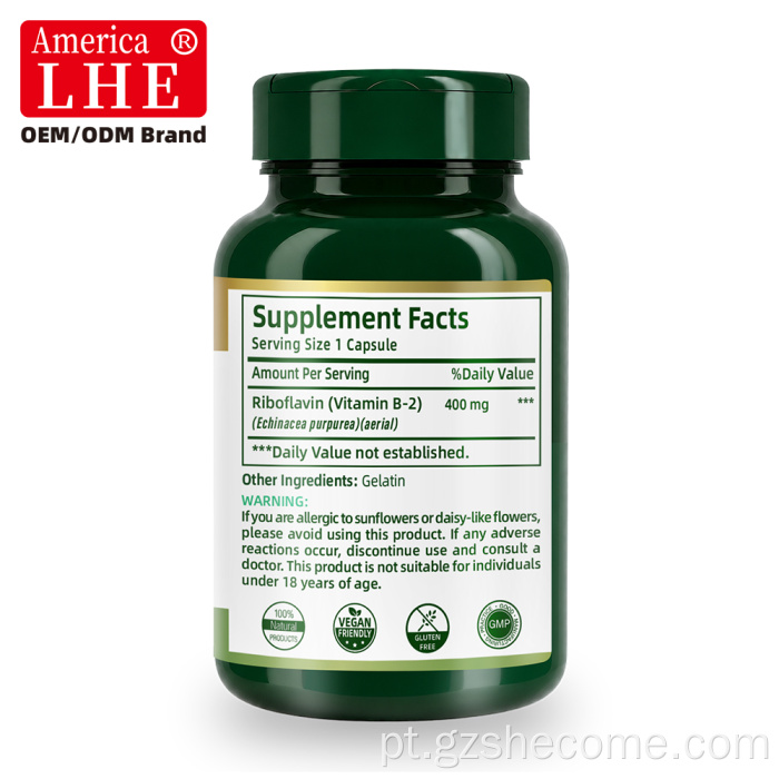 Cápsulas de Shecome Echinacea apoiam a saúde imunológica